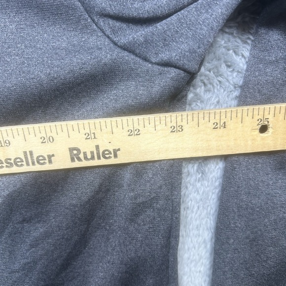 The North Face Half Dome Pullover Hoodie Mens L Gray Logo Outdoor Hunting Fleece - Picture 11 of 13